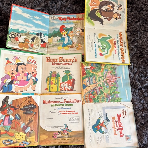 Walt disney, hanna barberas vintage books - Picture 3 of 9